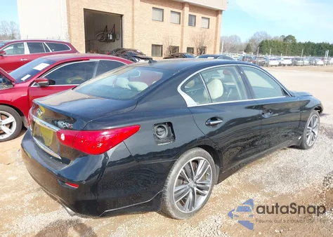 2014 Infiniti Q50 Sport z USA, uszkodzony, nr VIN JN1BV7AR2EM689221